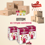 Атом чай в кубиках с корицей SAHRA-GOLD от простуды 150гр